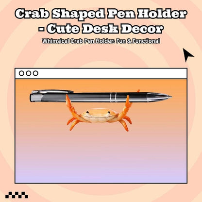 🤣 Funny Hot Sale - 🦀Cute crab-shaped pen holder