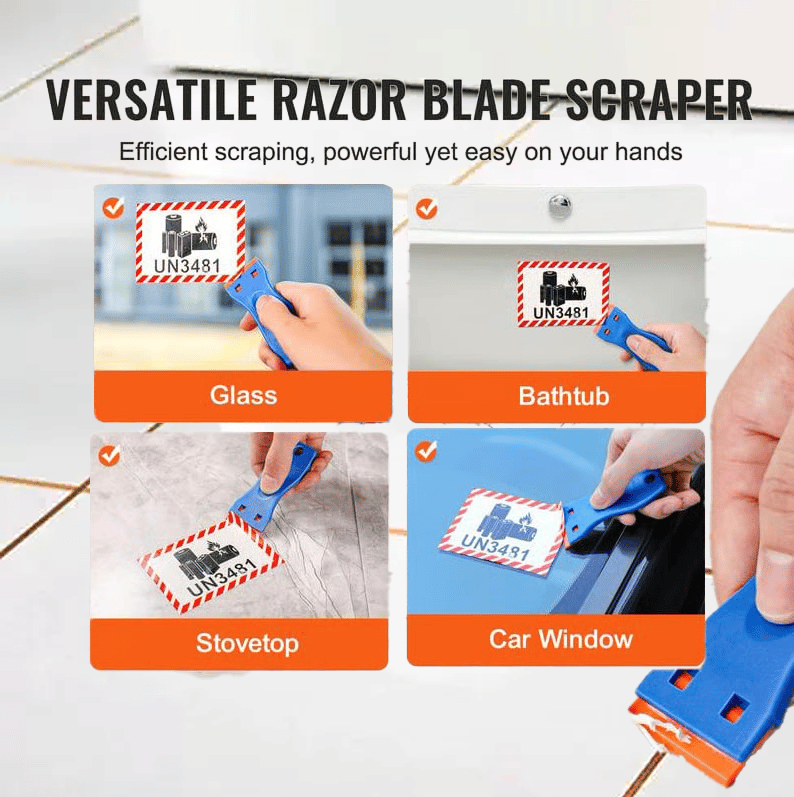 Plastic Razor Blade Scraper