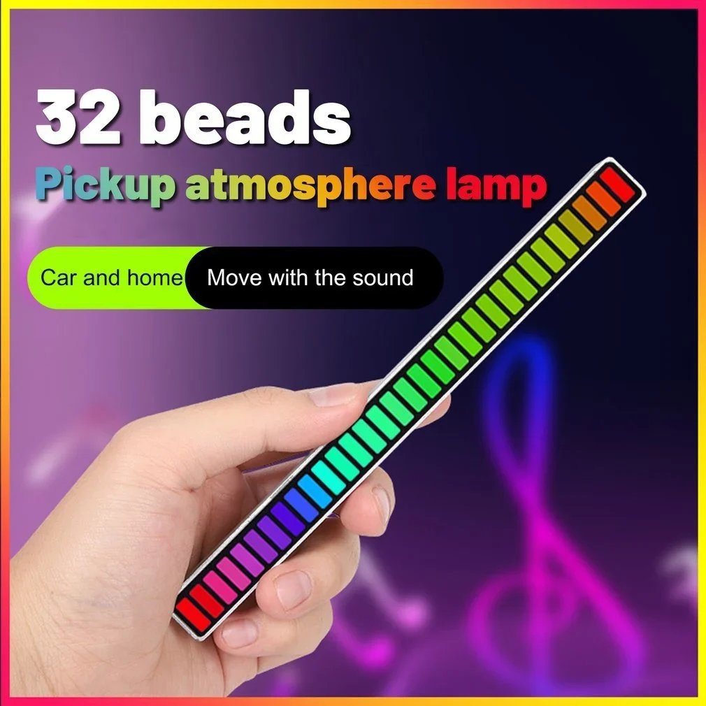 🔥Last Day Promotion - 49% OFF⏰Wireless Sound Activated RGB Light Bar