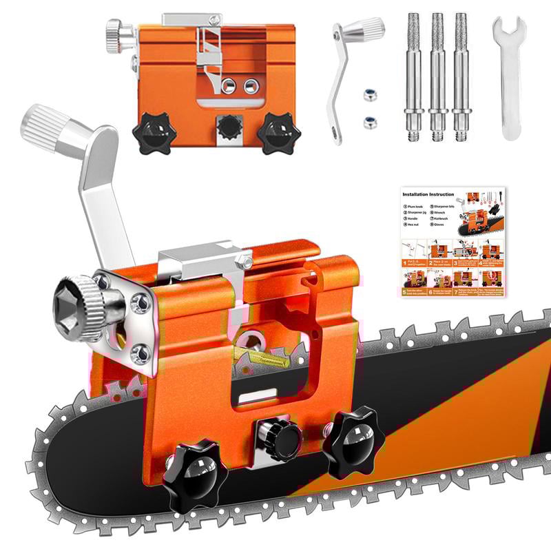 Multipurpose Portable Chain Saw Blade Sharpener