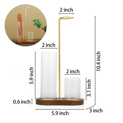 2 in 1 Incense Holder for Sticks(Incense sticks not included)