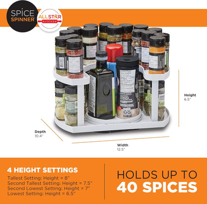 The Spice Spinner: Declutter Your Kitchen in Seconds, Find Every Spice in a Spin! 🧂