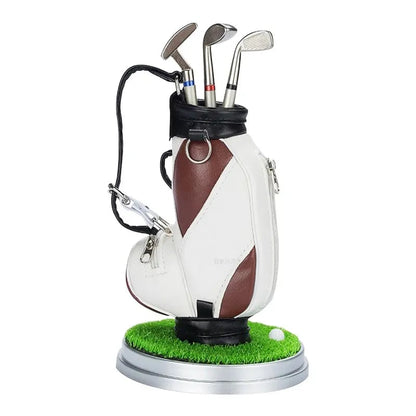 ⛳Golf Pen Holder + 3-Pen Set🏌️‍♂️Elevate Your Office Desk – A Hole-in-One for Style & Function