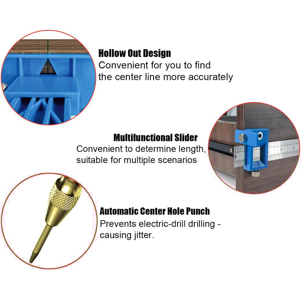 Woodworking Punch Locator Drill Guide