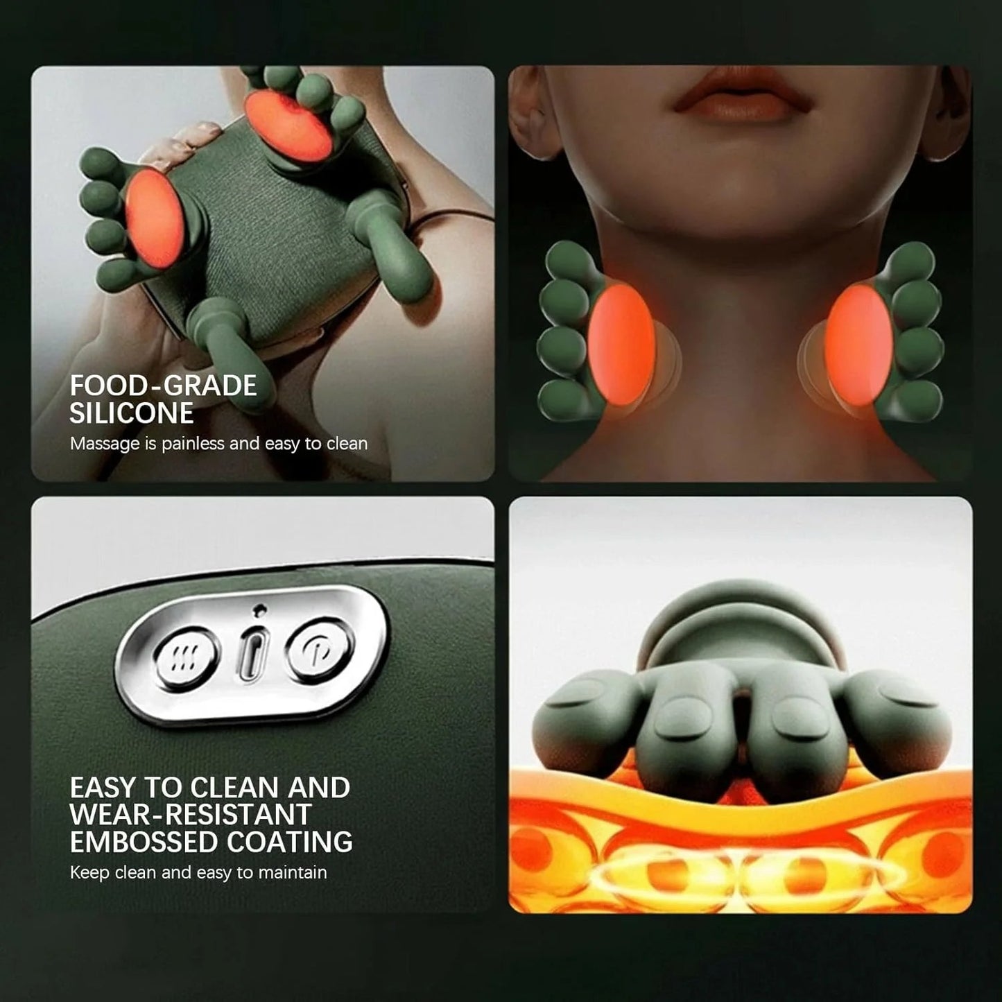 🎅Christmas Hot Sale 49% Off🎁3D Shiatsu Neck Massager + Heat 🔥