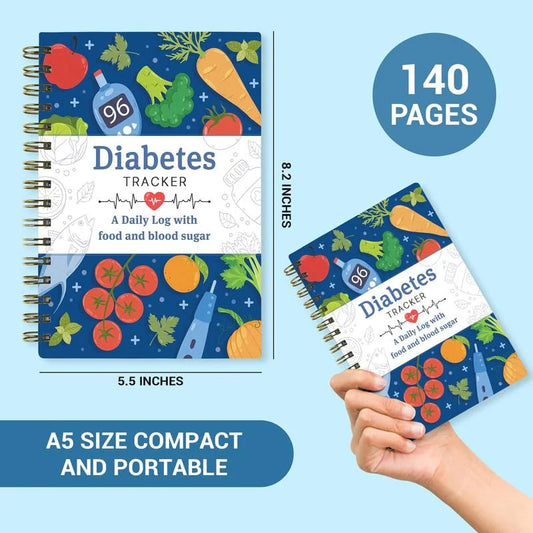 📘✨Special for Diabetes - Diabetes Tracker Book with Food List
