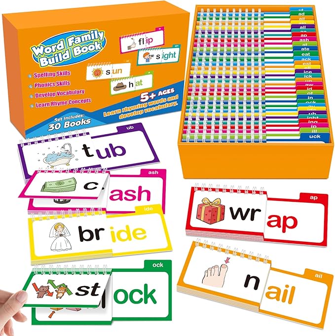 30 Read and Rhyme Flip Books