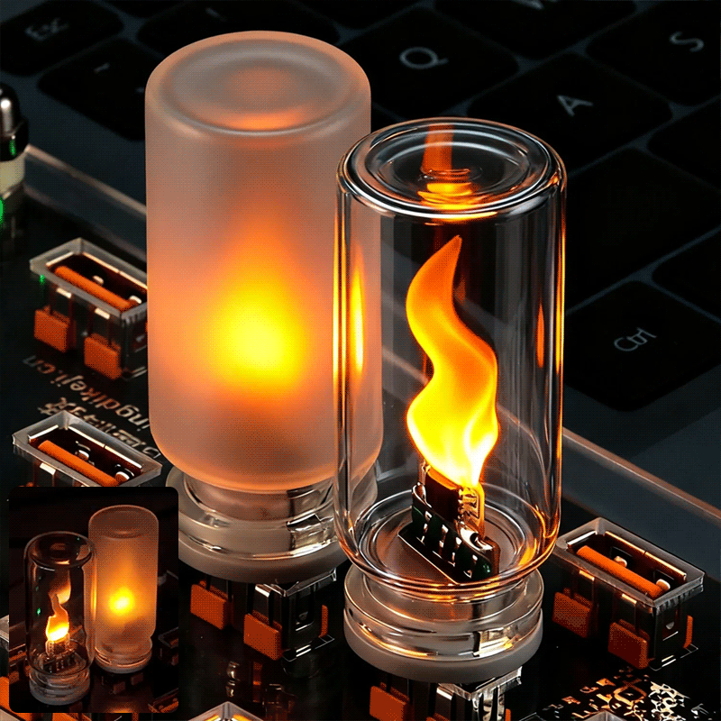 🔥USB Realistic Flame Ambient Lamp