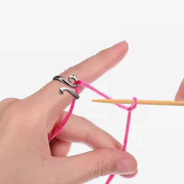 💥BUY 1 GET 1 FREE-Adjustable Knitting Crochet Loop Ring
