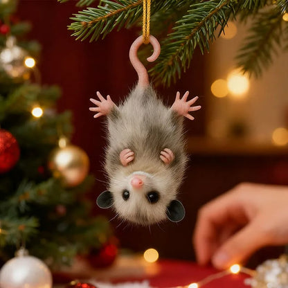 Opossum Christmas Ornament