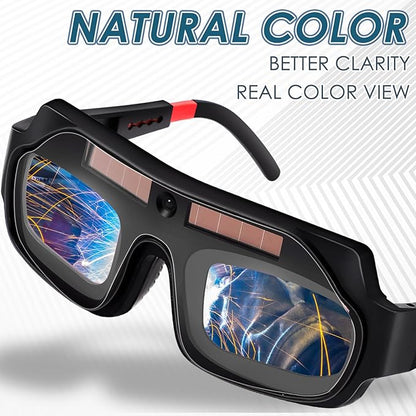 🔥Last Day Discount 49% OFF✨Solar Auto-Darkening Welding Goggles – Eye Protection with Smart Light Control🛡️