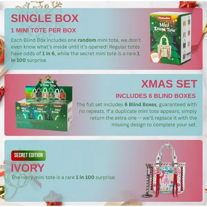 🔥LAST DAY49% OFF🎄Montana West Mini Xmas Tote Blind Box Gift for Holiday Suprises