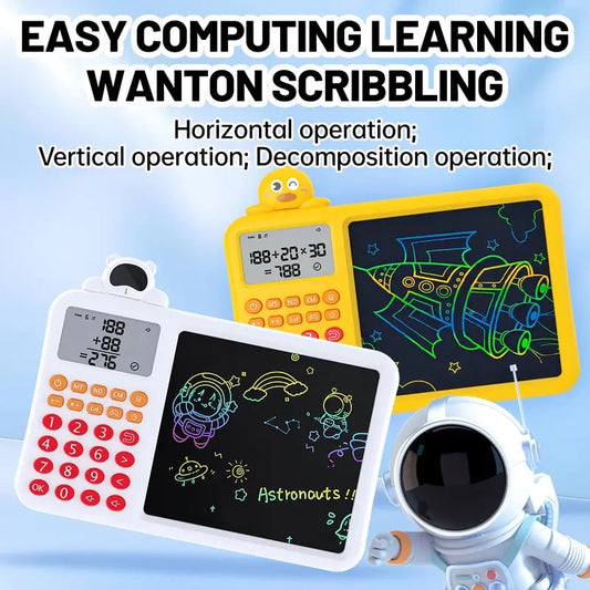 Math Games for Kids | Electronic Learning Toy for Addition, Subtraction, Multiplication & Division | Portable Brain Teaser