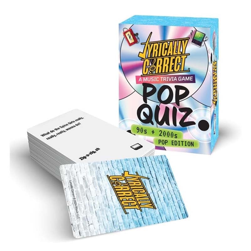 🎶Lyrically Correct Pop Quiz 90s & 2000s Edition Music Trivia Game