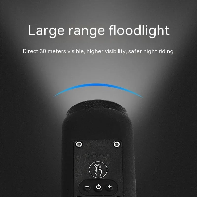 Bike Electronic Horn with Large Range Floodlight