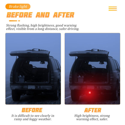 15-LED Universal Trailer Hitch Brake Light & Cover