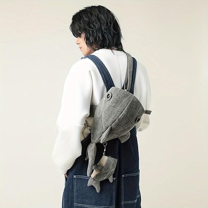 Unisex Whale Shark Crossbody Bag