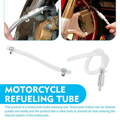 🔥 Brake Bleeder Hose 🔧 One-Way Check Valve Tube Bleeding Tool Kit