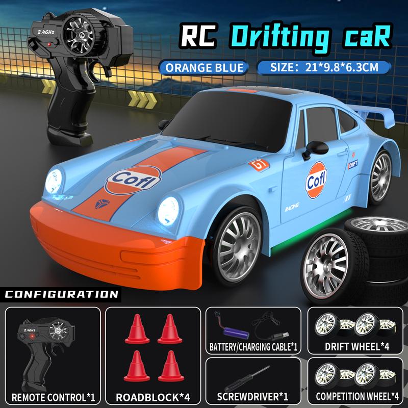 🎄Gifts For Children🎁🏀RC Drift Racing Car 1:20 Scale Model with 2.4GHz Remote 360° Spins & LED Lights