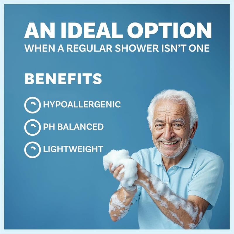 🏆Flash Sale⚡ 50K+  🌈Disposable Rinse-Free Bathing Wipes🧼