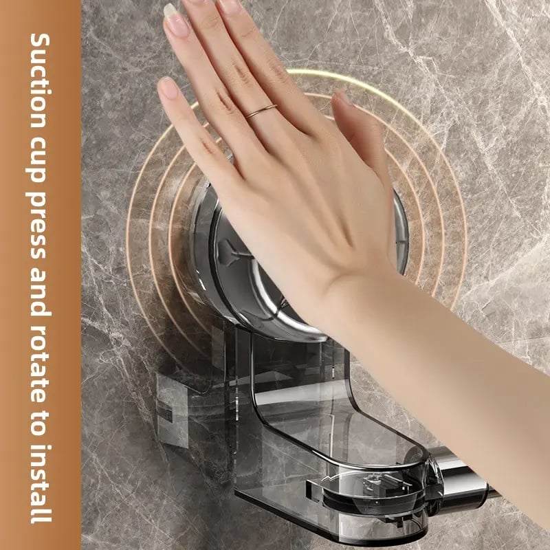 🏠 Wall-Mounted Towel Rack with Strong Suction – No Tools Needed