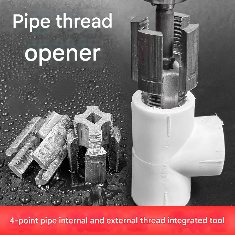 🔥Integrated Internal & External Pipe Threading Tool