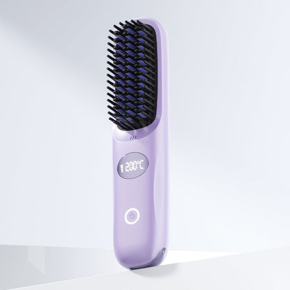 💖2-in-1 Straightening & Curling Cordless Hot Brush