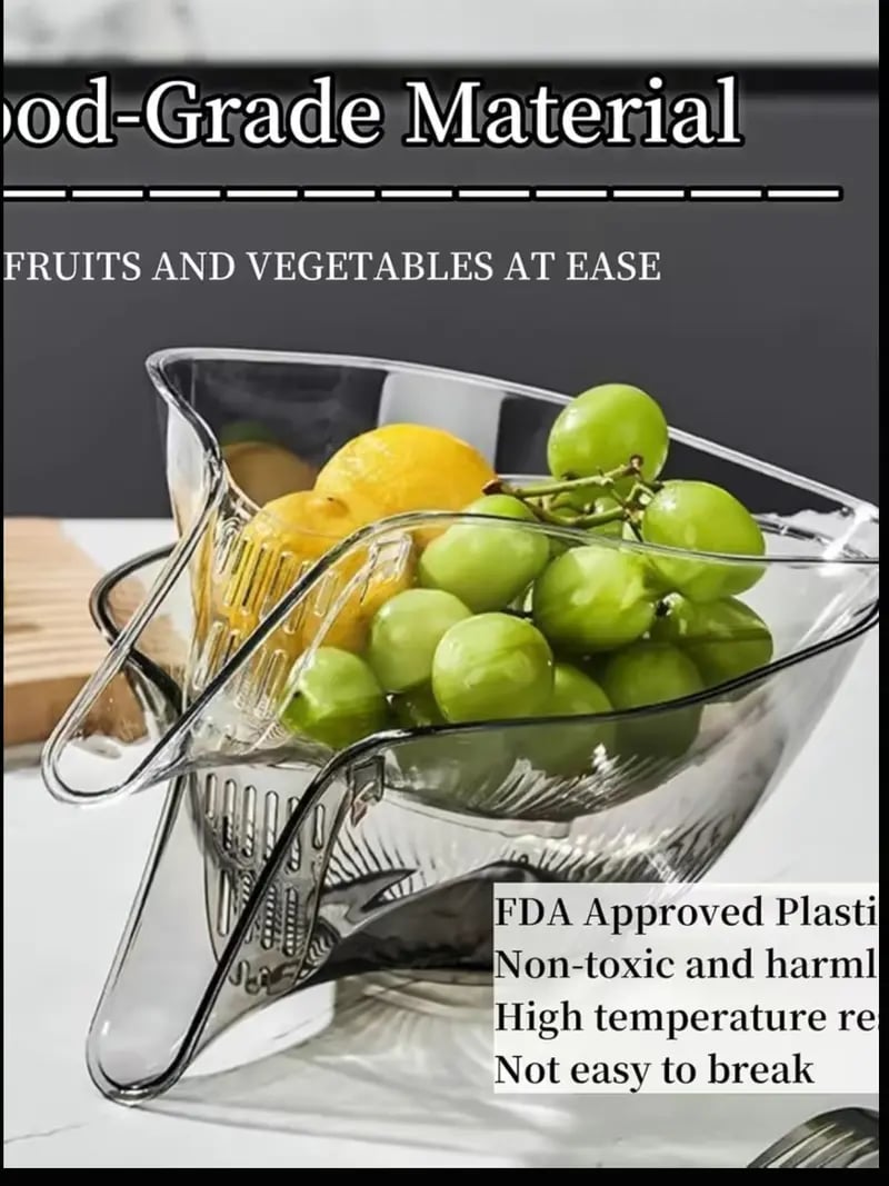 Buy 1 Get 1 Free Fruits and vegetables Drain Basket