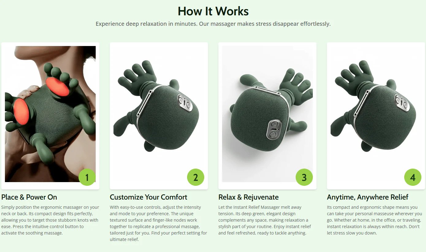 🎅Christmas Hot Sale 49% Off🎁3D Shiatsu Neck Massager + Heat 🔥