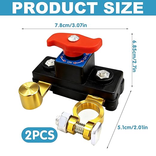 🔥Car Battery Power Cut-Off Switch Breaker