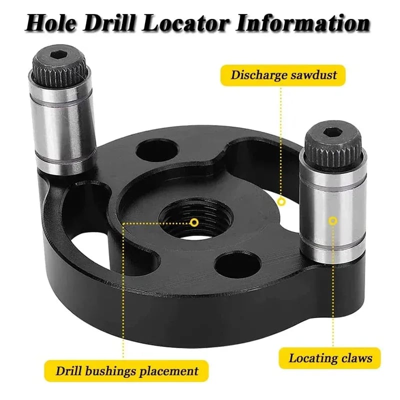 🔥Self-Centering Doweling Jig – Precise Drill Guide for Woodworking Holes