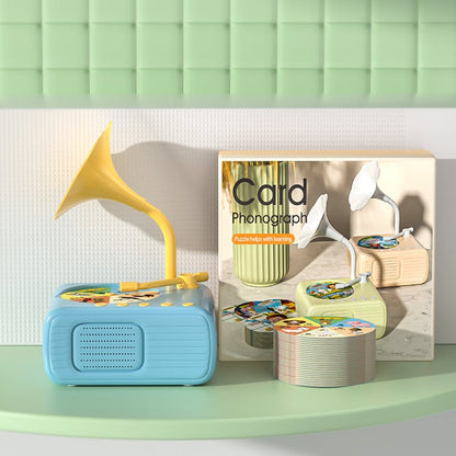 🏆Flash Sale⚡ 50K+ SOLD! Almost Gone🎶Kids Phonograph with 99 Cards👶Early Education Phonograph Story Machine