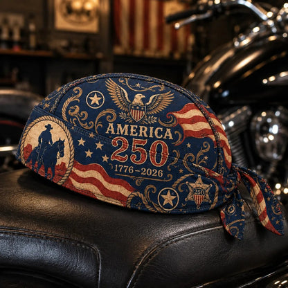 America 250 Cycling Pirate Hat / Biker Headwrap