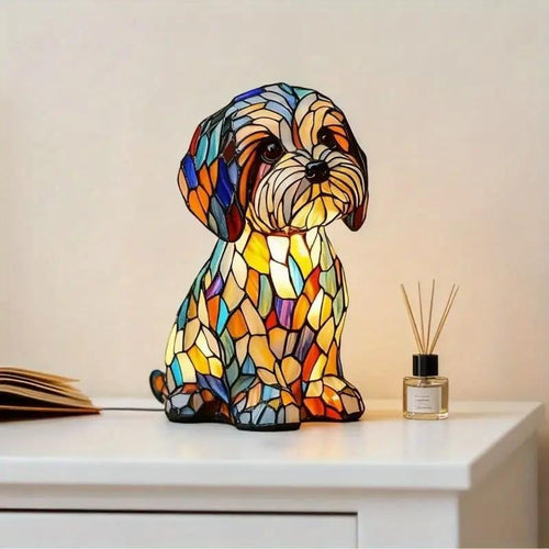 🐶3D Table Lamp Cute Dog Home Room Decor