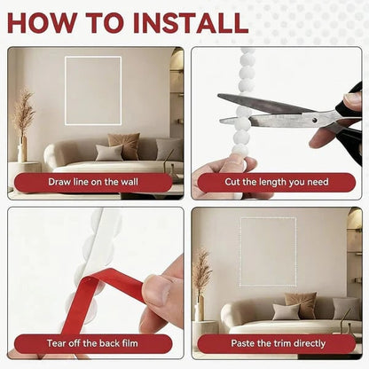 DIY Self Adhesive Decorative Molding Trim