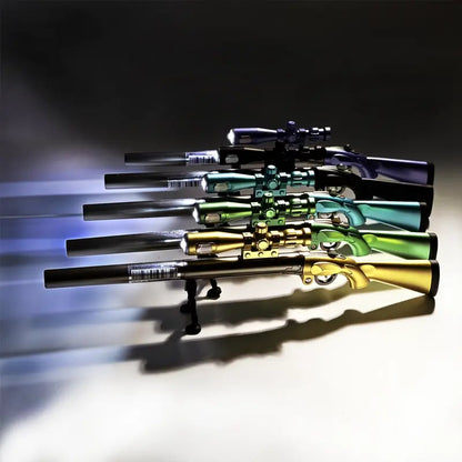 Military-Inspired LED Rifle Pen – Smooth Writing & Unique Design