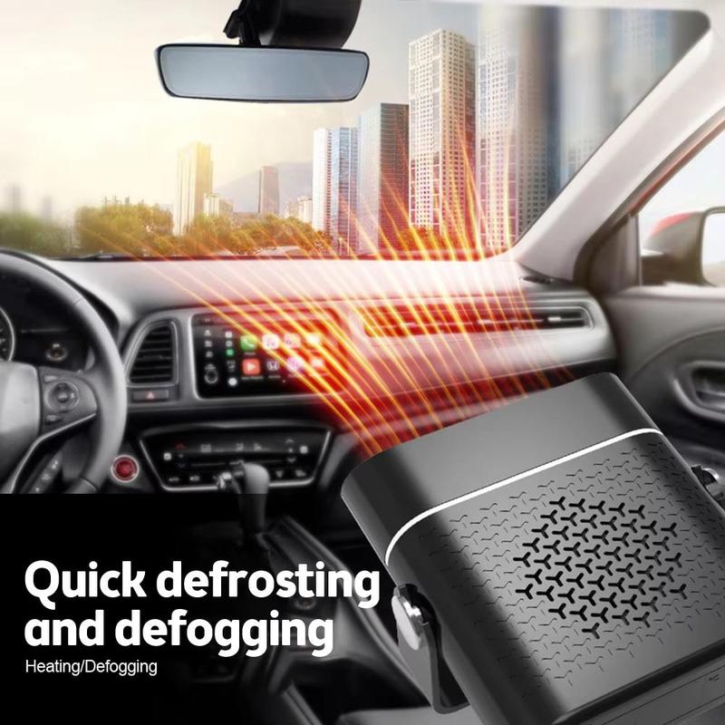 ✨🚗Portable Electric Car Heater Fan — 360° Rotation Fast Heating Window Fan Windshield Defogger