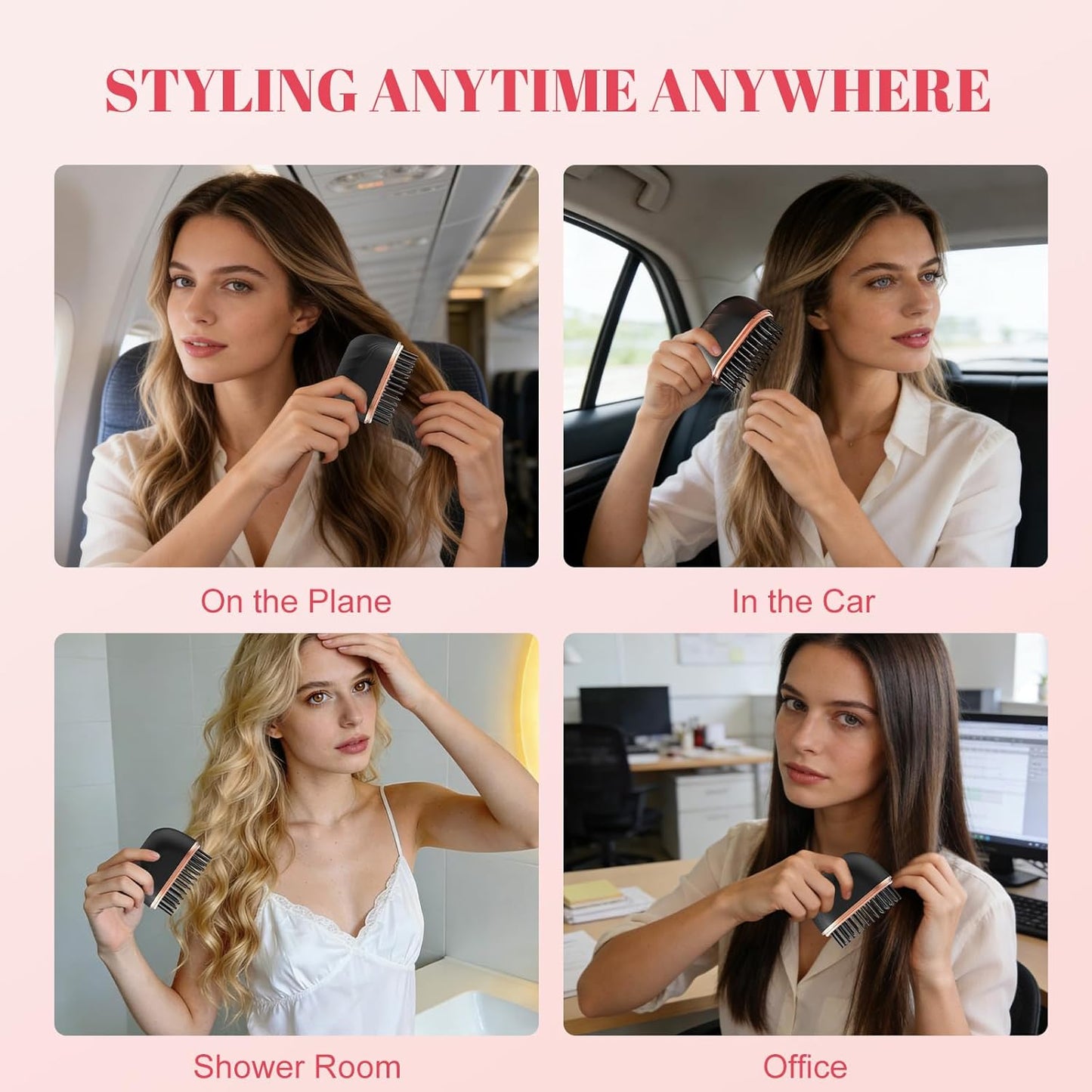 💖 Mini Portable Hair Straightener
