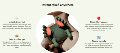 🎅Christmas Hot Sale 49% Off🎁3D Shiatsu Neck Massager + Heat 🔥