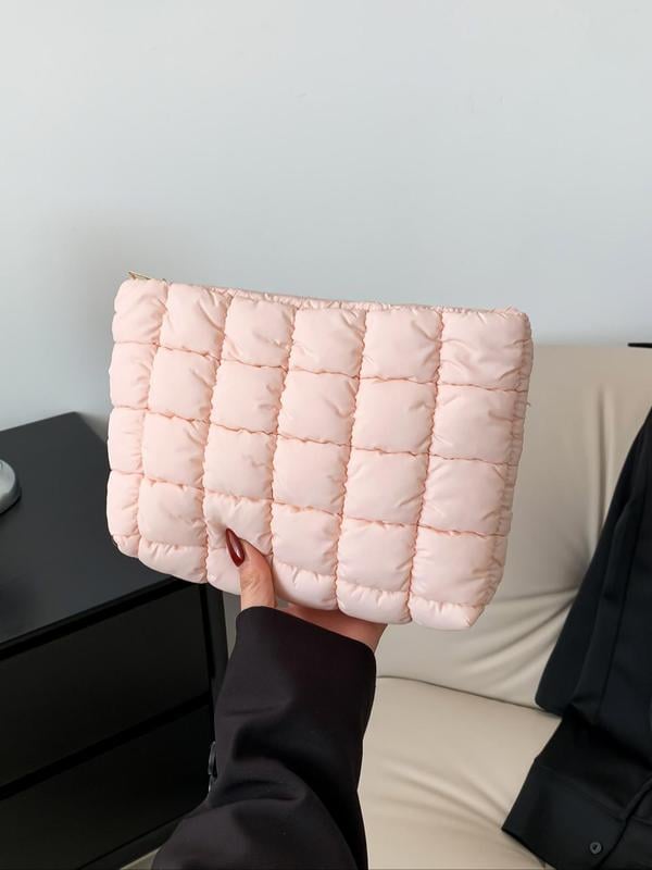 ✨Solid Color Quilted Design Clutch