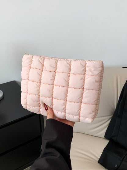 ✨Solid Color Quilted Design Clutch