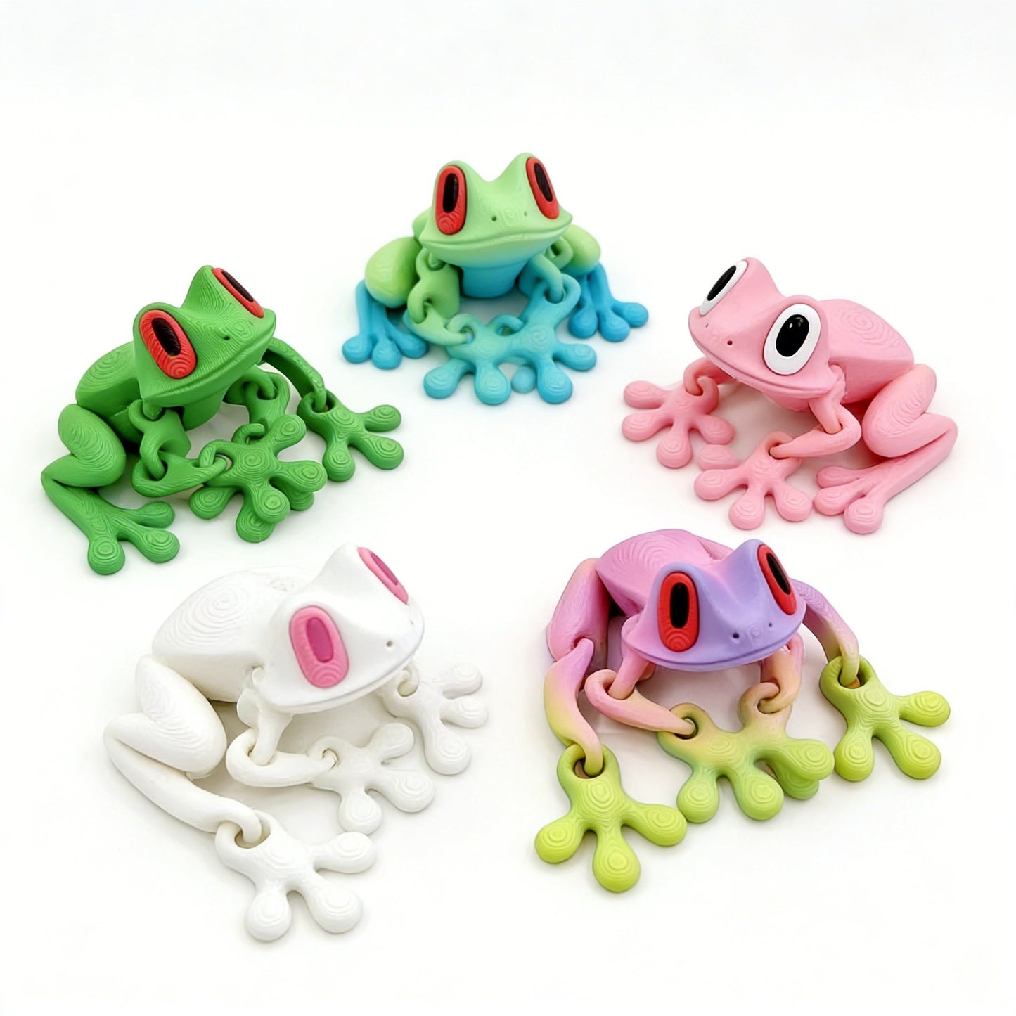 🐸 3D Printed Magnetic Frog | Articulated Fidget Toy & Decor