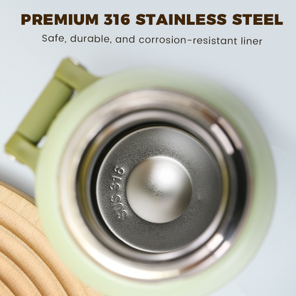 🍵2 in 1 Stainless Steel Vacuum Insulated Bottle with Lidded Cup