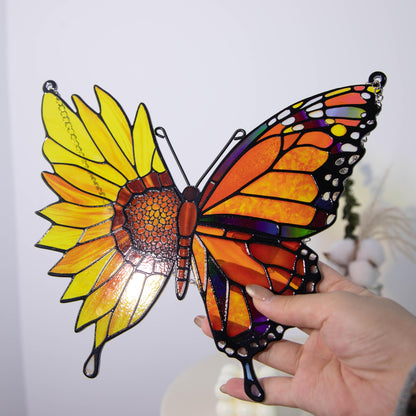 Butterfly Sunflower Suncatcher