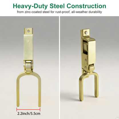 🔥LAST DAY 49% OFF🔥Instant Locking Gate Latch – Prevents Cattle, Sheep & Horses From Escaping