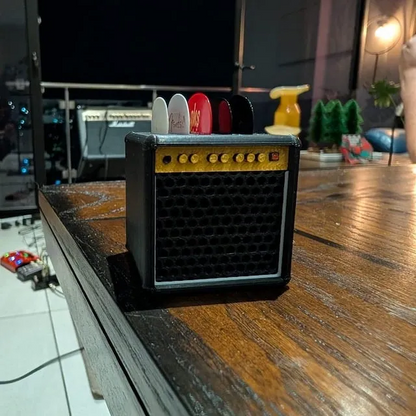 Mini Guitar Amp Pick Holder
