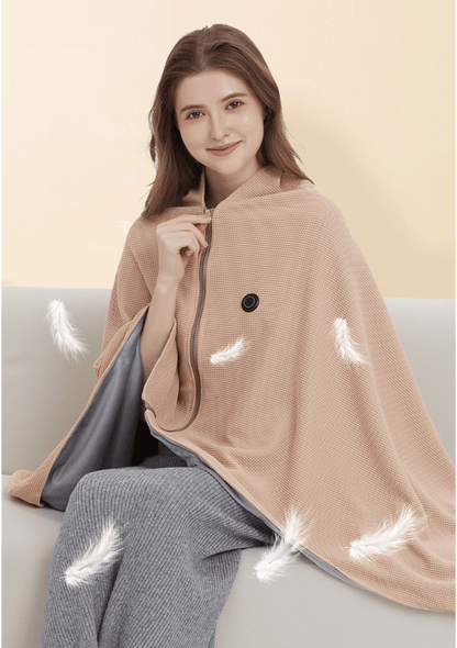 Portable Heated Shawl – Stay Warm Anywhere, Anytime