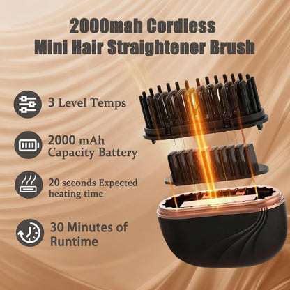 💖 Mini Portable Hair Straightener