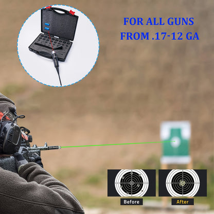 Professional Aperture Red/Green Aiming Kit Aperture Aiming with 32adapters