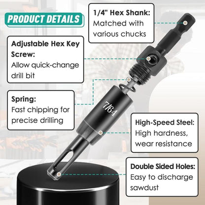 2026 Upgraded Self Centering Drill Bit Set Vix Bits(4PCS)